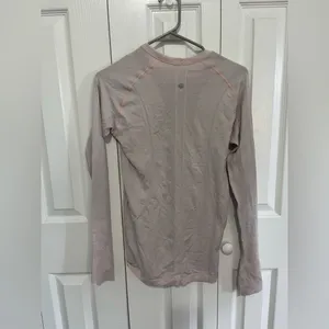 Lululemon Swiftly Tech Long Sleeve Tee Blush Pink Size 8 thumbnail 6