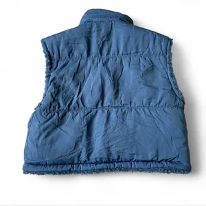 Dry Goods Blue Reversible Sherpa Vest thumbnail 8