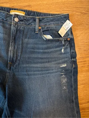 NEW Maurices curvy Legacy Fit Straight Leg Jeans - vintage inspired, Medium wash thumbnail 6