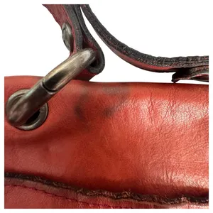 Patricia Nash Red Leather Fringe Crossbody Bag Purse Handbag thumbnail 9