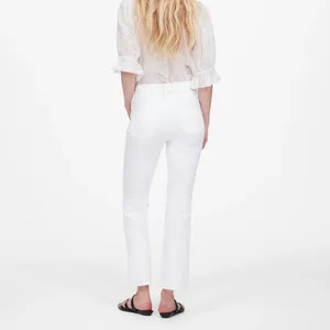 Madewell Mid-rise Kick Out Crop‎ Jeans White 33 thumbnail 8