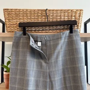 Talbots Plaid High-Rise Straight Leg Woven Career Dress Pant Trouser, 10 thumbnail 8