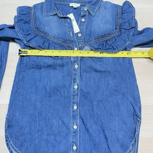 Anthropologie Pilcro Women's Chambray XS‎ NWT Cottagecore Prairie Minimalist thumbnail 7