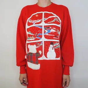 Vintage 80s Bold Spirit Christmas Nightgown thumbnail 4