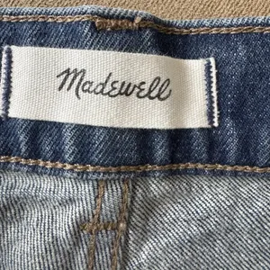 Madewell The Longline Straight Jeans Womens 32 Blue High Rise Stretch Denim thumbnail 2