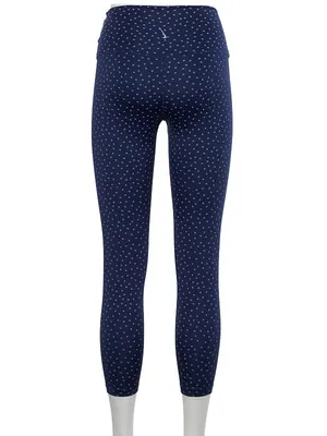 Nike Dri-fit High-Rise Navy Polka Dot Leggings thumbnail 2