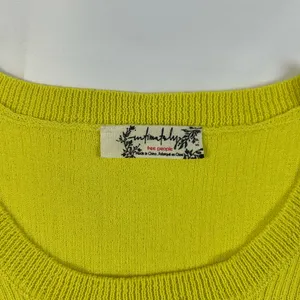 Free People Muscle Up Crop Tank Top In Lime Soda Yellow Size Small thumbnail 5