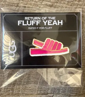 UGG "Return of the Fluff Yeah" Pink Pin thumbnail 1