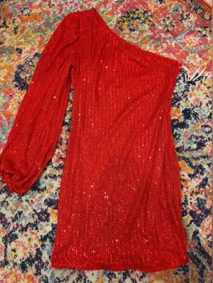 Red Sequin Dress thumbnail 1