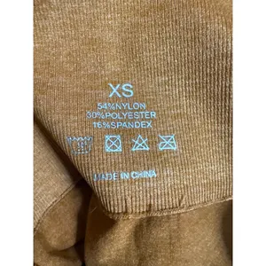 NVGTN Seamless High Waisted Leggings Womens Extra Small Brown Workout Pants New thumbnail 5