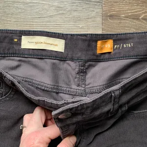 Pilcro and the Letterpress Gray Straight Leg Corduroy Pants 29 thumbnail 3