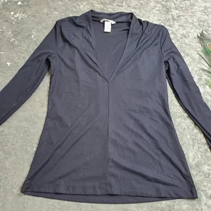 H&M‎ Black Long Sleeve Top thumbnail 2