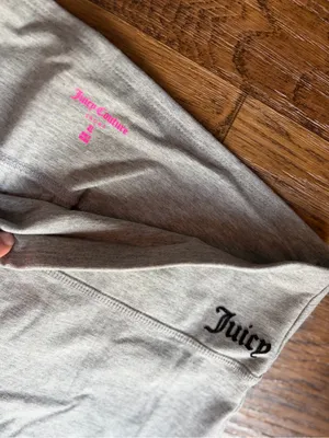 Juicy Couture Sport Light Gray Womens Stretch Wide Leg Leggings XL thumbnail 2