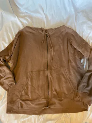 Aeropostale brown zip up hoodie thumbnail 4