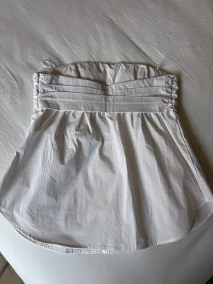 Zara White Strapless Top thumbnail 5