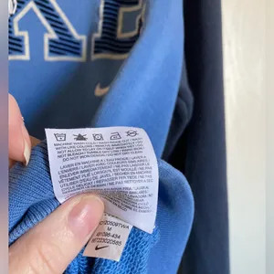 *Nike The Athletic Dept Rare Vtg. Navy Zip Up Hooded Medium Sweatshirt #Pk thumbnail 4