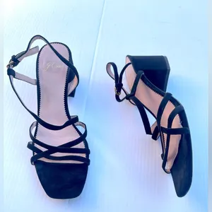 J. Crew Odette strappy sandals in suede 8.5 thumbnail 2