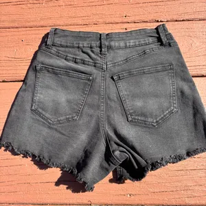 Sincerely Jules black midi hi tie stretchy shorts 1/25 thumbnail 6