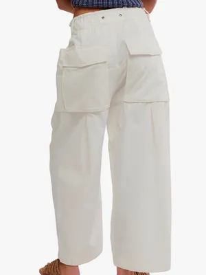 Free People Costa Straight Leg Harem Pants thumbnail 2