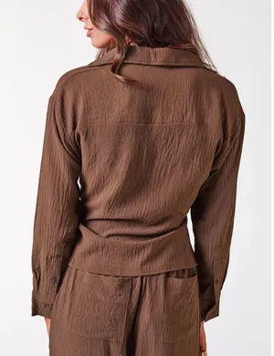 Two Piece Brown Set Medium thumbnail 2