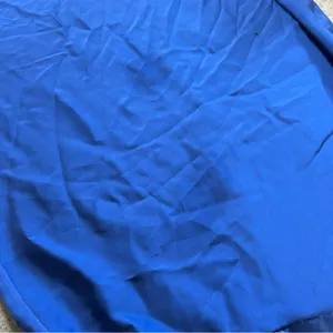 Lulus Classic Elegance Blue Satin Sleeveless Mock Neck Maxi Dress thumbnail 12