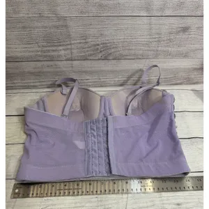 Women Lilac RHINESTONES Bustier SizeLARGE Festival Party Corset thumbnail 10