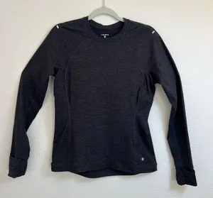 Layer 8 Heathered Gray Performance Shirt Size‎ Medium Black thumbnail 1