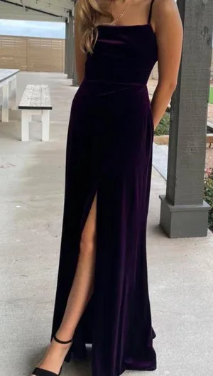 Xtraordinary Deep Purple Maxi Dress thumbnail 1