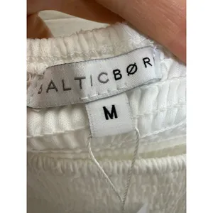 NWT BALTIC BORN Women's Med Ines Smocked Peplum Top White Fairy Romantic thumbnail 8
