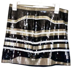 Express Womens Skirt Sz Small Sequins Short Party Evening Disco Retro Short thumbnail 3