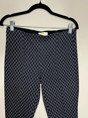 Maeve by Anthropologie The Margot‎ Argyle Kick Flare Crop Pull On Pants thumbnail 5