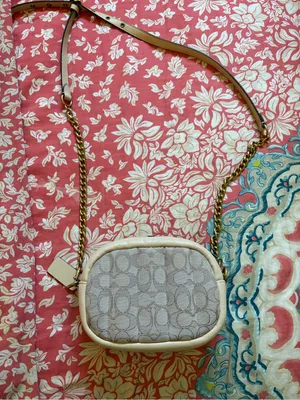 Coach Quilted Signature Jacquard Small Camera Bag thumbnail 3