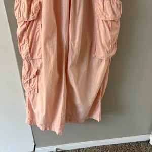 Aerie High Waisted Wide Leg Cargo Pants in Light Pink Size Women’s XS Regular thumbnail 4