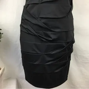 Nikibiki Black Slinky Body Con Bandage Sleeveless Mini Dress L thumbnail 5