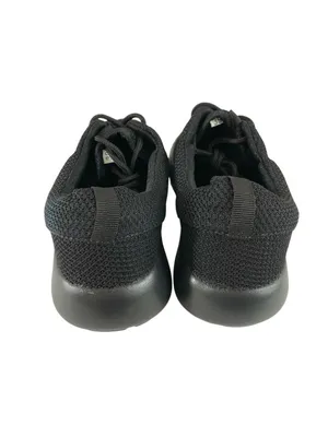 Womens Mesh Sneakers Lightweight Lace Up Athletic Black Size 7 thumbnail 3