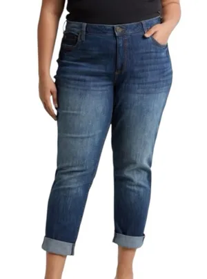 Kut from the Kloth Carrie Boyfriend Jeans Medium Wash Mid Rise Women’s Size 18W thumbnail 9