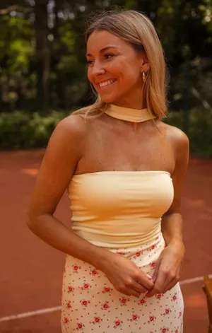 Yellow Calie Top Size S thumbnail 1