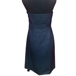 Carefully Chosen ❤️ Navy Textured Strapless Occasion See Measurements for size thumbnail 5