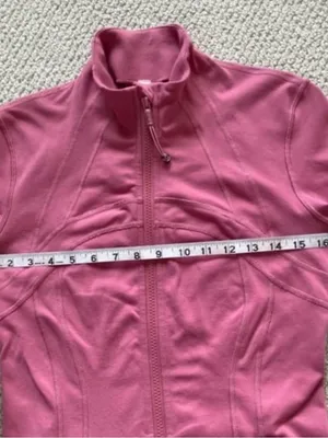 LULULEMON Define Jacket Luon Cherry Tint Pink Size 6 Full Zip RARE GUC thumbnail 10
