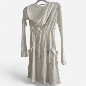 Vintage Y2K Key Closet White Koala Graphic Tunic Dress Hooded small thumbnail 6