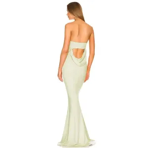 Katie May Mary Kate Strapless Gown in Sage Green XXL thumbnail 2
