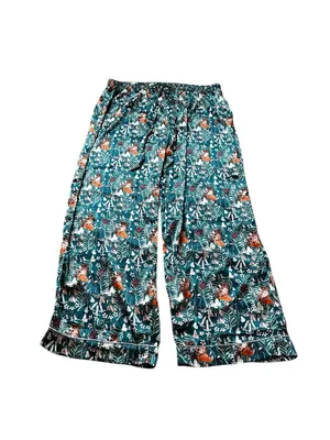 Their Nibs Silky Floral Owls Print Pajamas Set Sleep Loungewear thumbnail 5