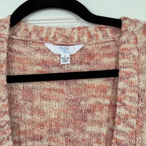Time and Thru Pink Cardigan Sweater Cozy Front Button Down thumbnail 4