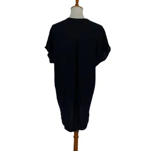 ASTR Dress Medium Sleeveless Navy V Neck Formal Cocktail Evening Party thumbnail 4