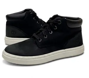 Timberland Bria Black Leather Suede Ankle Boot Size 9.5 thumbnail 1
