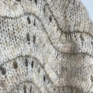 NWT * Nordstrom Oversized Chunky Longline Knit Cowl Neck Sweater in Oatmeal S/M thumbnail 11