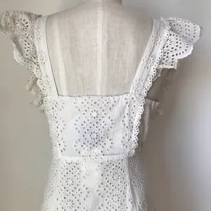 LOVESHACKFANCY Cressida White Maxi Dress thumbnail 9