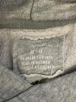 Aerie Be The Real You Back Hoodie Womens Medium Gray Graphic Fleece Pullover thumbnail 9