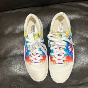 Polo by Ralph Lauren white and Ty dye women’s size 7.5 pre owned thumbnail 3