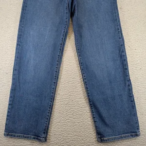 Levis Ribcage Straight Ankle Jeans Womens 25 Blue Medium Wash 72693-0121 thumbnail 8